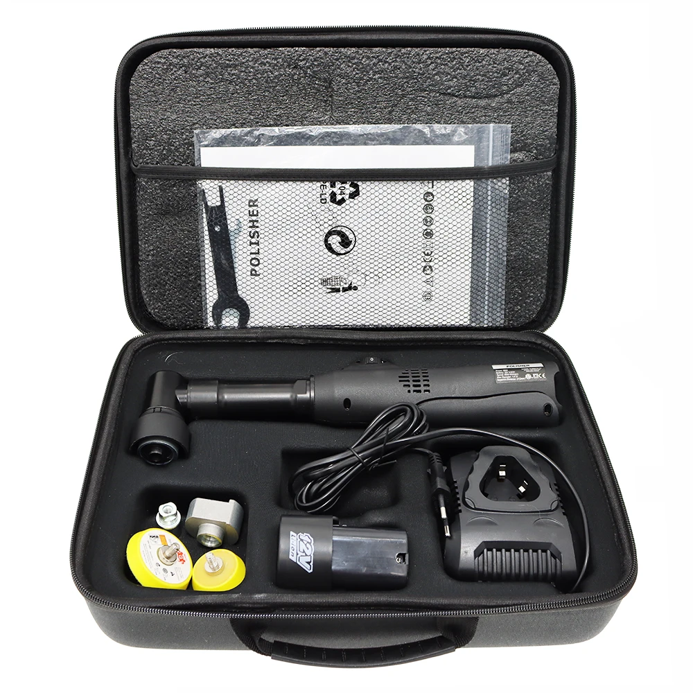 12V Lithium Battery Automotive Polishing Machine Mini Rotary RO/DA Dual Action Eccentric Machine Detail Grinding Set car polisher,cordless car polisher,electric polisher