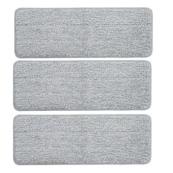 

Replace Mop Pad, Squeeze Microfiber Cleaning Pad for Flat Mop, Three Piece Set