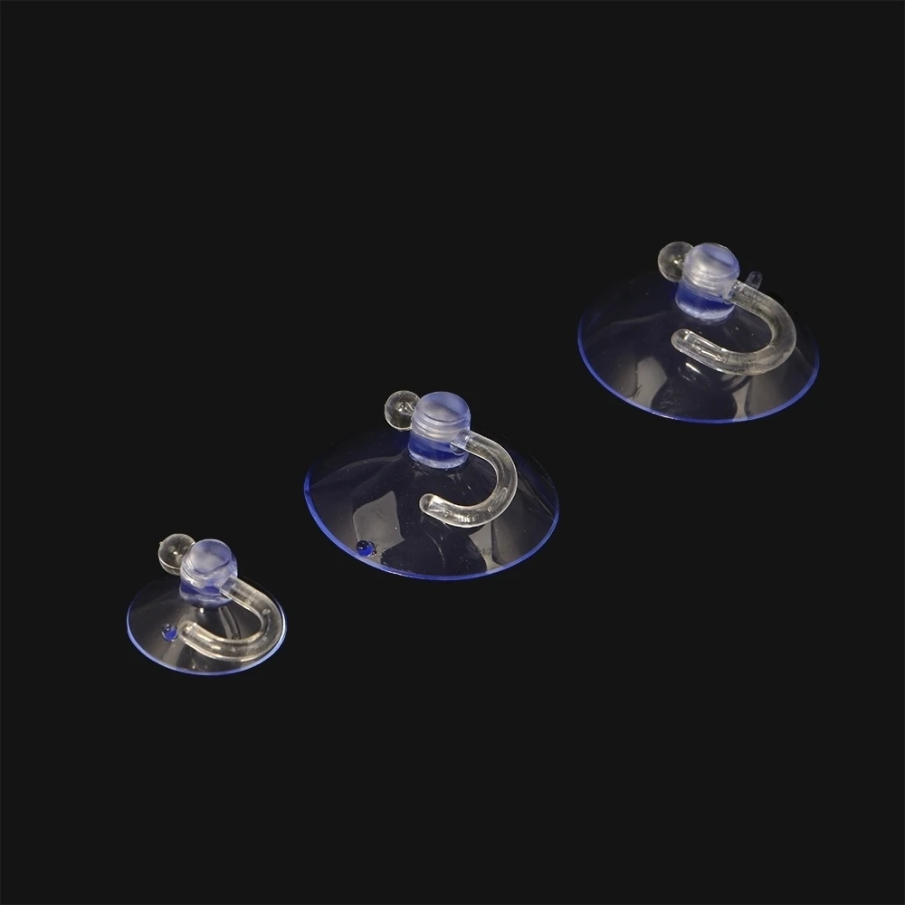 

10pcs Bathroom Kitchen Wall Transparent Strong Suction Cup Hook Ring Hangers Vacuum Sucker Clear Sucker