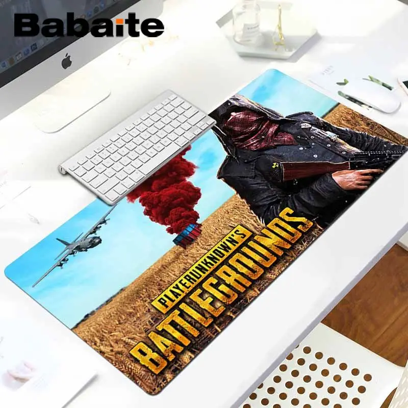 Babaite персонализированные крутые модные Playerunknown's Battlegrounds резиновая мышь прочный Настольный коврик для мыши большой коврик для мыши