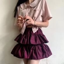 

2021 Summer New Cake Skirt Black Sweet Harajuku Hot Girl Y2k Hot Girl Skirt