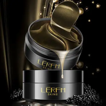 

Deep Sea Caviar Black Gold Eye Mask Moisturizing Smooth Fine Lines Dark Circles Anti-aging Eye Patch Skin Care 1pcs Q1