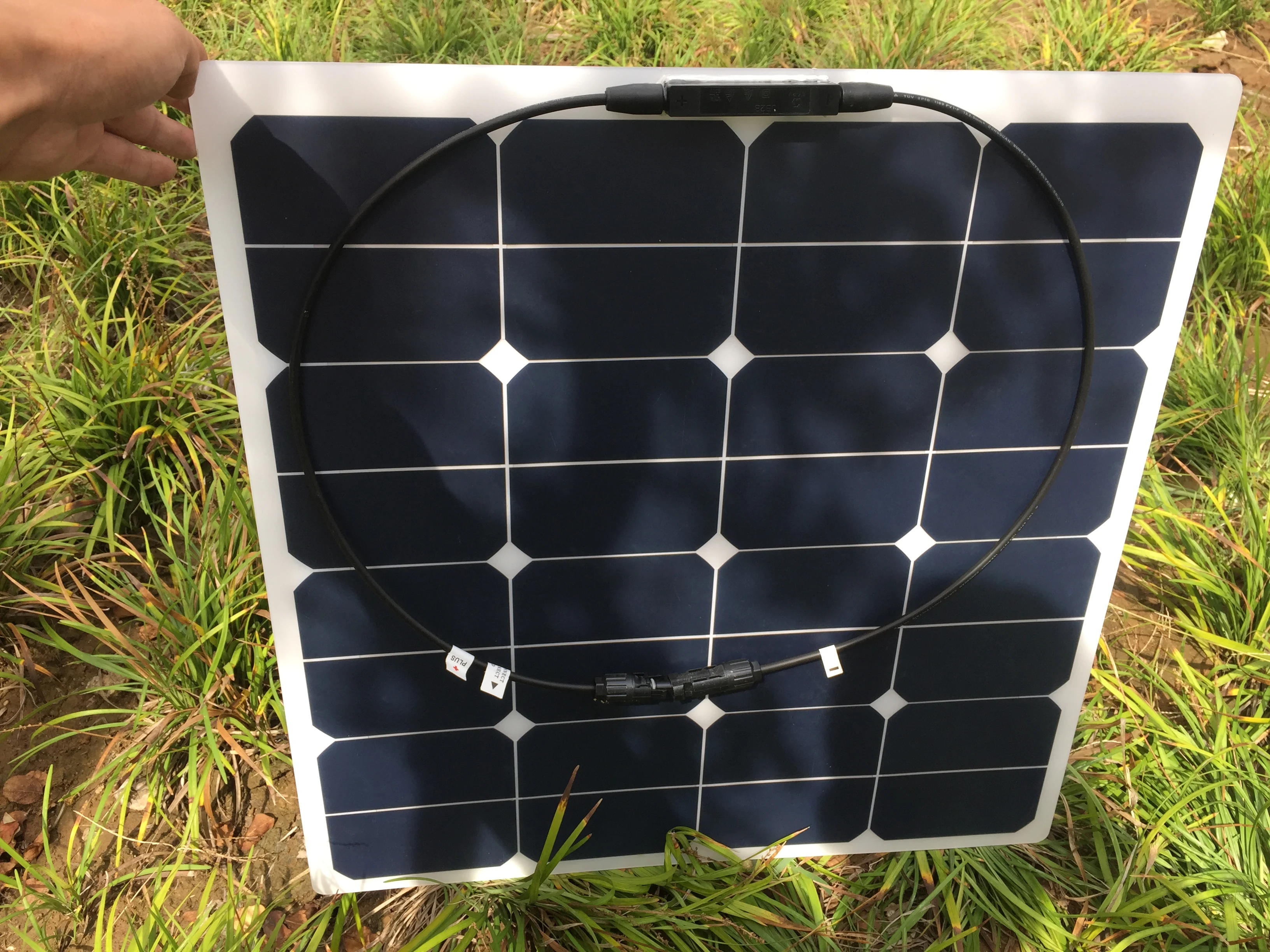 Высокая эффективность Sunpower cell полу гибкие солнечные панели 50 Вт 100 Вт для автомобиля, лодки, крыши