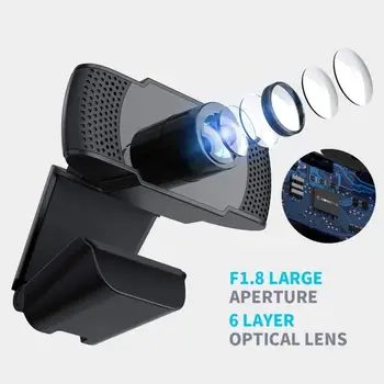 

USB Camera Webcam Full HD Web Camera Autofocus Cmos With Microphone Webcam For Computer Dynamic Resolution