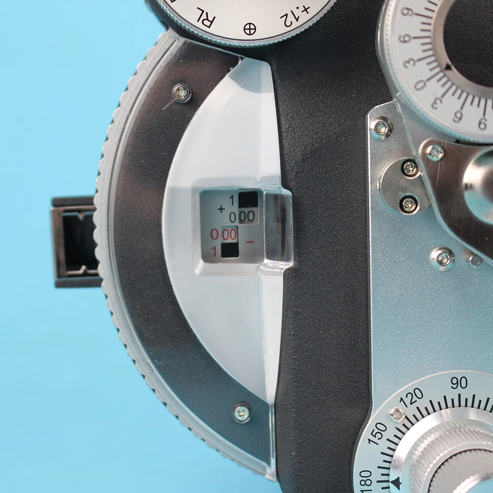 Manual phoropter Optical view tester Vision tester Minus cylinder lenses Black color