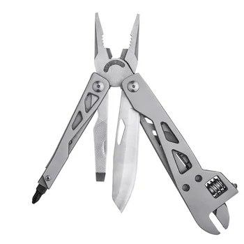 

9 IN 1 Multifunctional Folding Knife Tools Pliers Wood Saw Slotted Screwdriver Wrench Outdoor Camping Car Bike Repair Tools