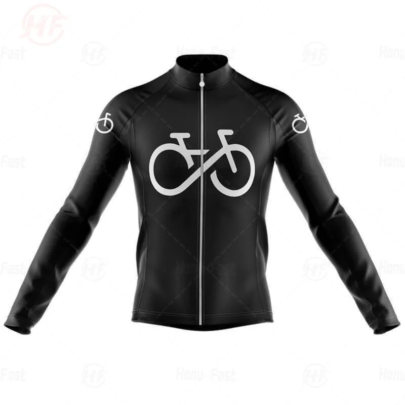 thumbnail image 1 of Nueva ropa para andar en bicicleta de montaña al aire libre, maillot de ciclismo de manga larga transpirable para hombre, maillot de ciclismo, ropa para bicicleta, 1 of 5