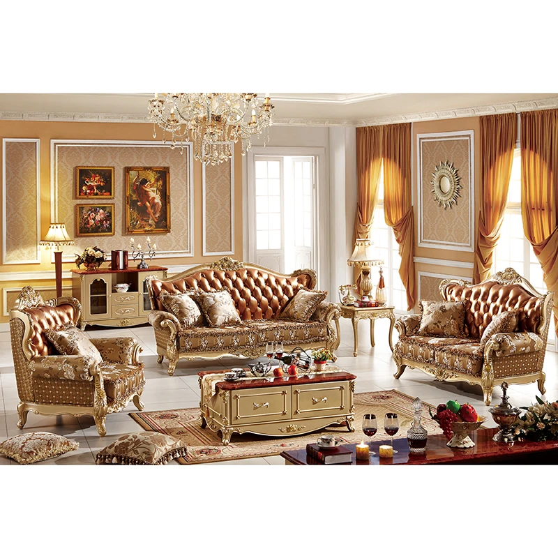 Французский стиль мебель диван Дом классический диван набор 5 местный