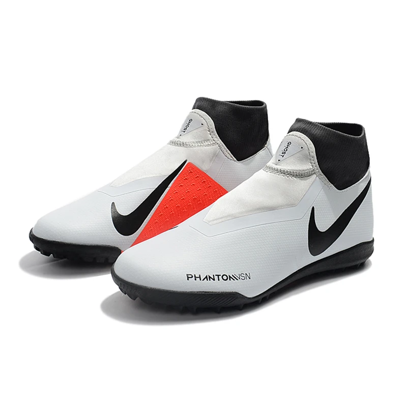 Nike Phantom Vison Academy DF TF 39-45 футбольные бутсы, кроссовки, мужские футбольные бутсы, мужские синие бутсы, дерн обувь, мужские бутсы красного цвета