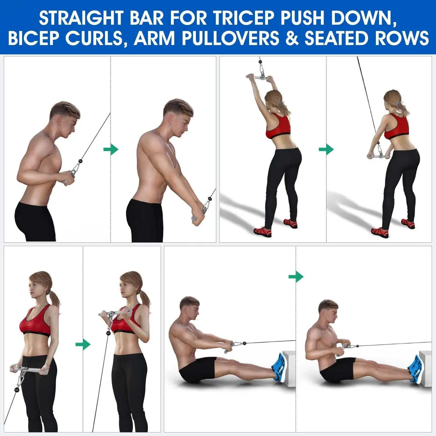 Zmecband Straight Arm Pulldown 43 - e3nlb1l