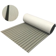 Эва(этиленвинилацетат) Лодка настилом из тика с скошенный край морская яхта половой ковёр 60/90/120 см X 240 см светло-серого цвета в черном цвете аксессуары