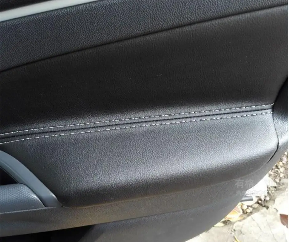 Для Mitsubishi Outlander 4 шт. межкомнатные дверные ручки панели подлокотник из микрофибры кожаный чехол