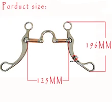 Принадлежности для конного спорта из нержавеющей стали, Западный конский рот, набор конского рта, медная труба, Западный Конный жевательный