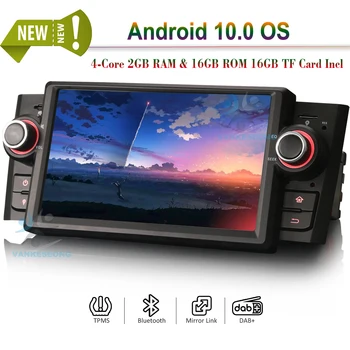 

7" CARPLAY BLUETOOTH PLAYER ANDROID 10.0 GPS SATNAV AUTORADIO DSP OBD DAB+ for Fiat Punto Linea