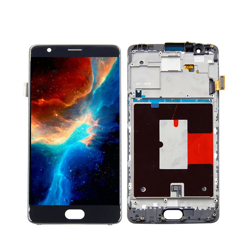 ЖК-дисплей 5 дюйма для Oneplus 3T дигитайзер сенсорного экрана стеклянная панель в