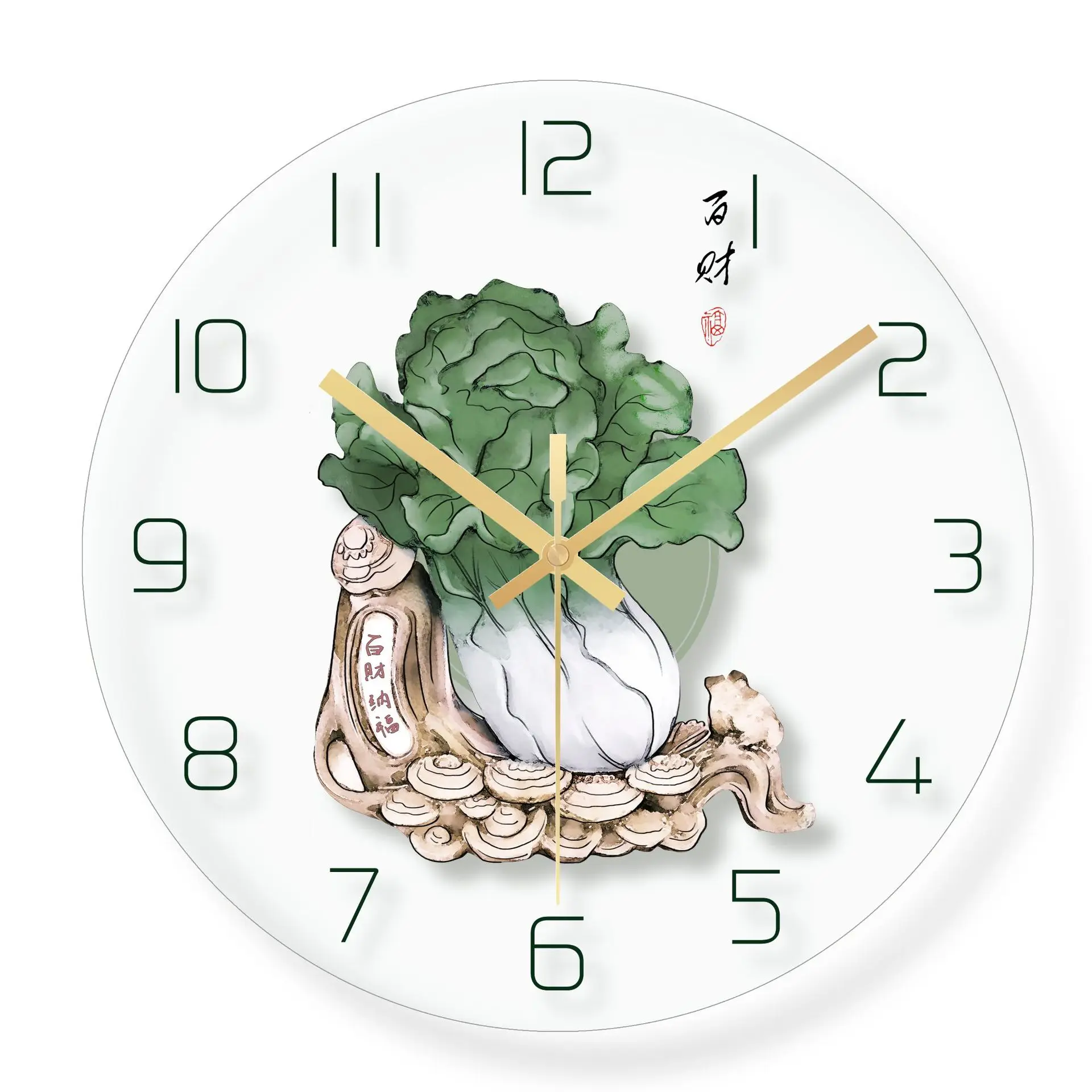

Tempered Glass Transparent Creative Mute Modern Design Wall Clock for Home Kitchen Living Room Decor Battery Operated Silent