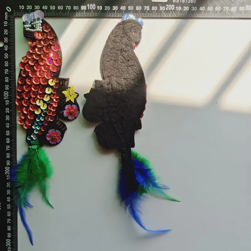 BIRD FEATHER PATCHES FOR CLOTHES 7