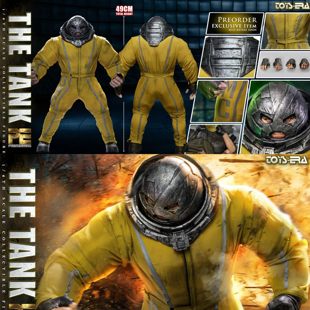 Toys Era 1/6 The Tank Juggernaut PE005 49cm Tall Muscular Body Action Figure Set Military