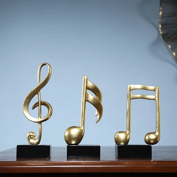 

Nordic Art Clef Musical Notes Crafts Decoration Modern Simple Living Room Bedroom Study Piano Stand Music Classroom Decorations