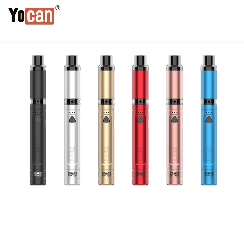 Оригинальный Yocan бронированный комплект Vape 380 мАч встроенный Батарея с 0.75ohm QDC