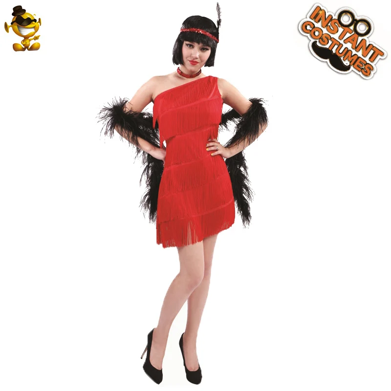 Chrismtas Women Flapper Dress Costume 