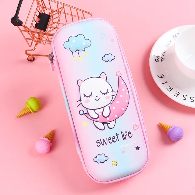 Kawaii Unicorn Pencil Cases Case Astuccio School Supplies Cute Stationery Licorne Etui Piorniki Material Escolar Trousse Scolair Pencil Case