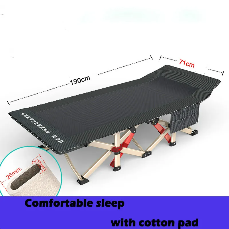 

Folding bed single bed home nap lounge lunch break camp bed office simple portable nap single bed