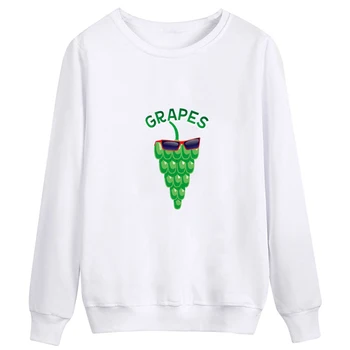 

Fashion Couples Lovers Hoodies Spring Autumn Women Casual Hoodies Sweatshirts Fruit Pattern Hoodies Print Sweatshirt Tops Female