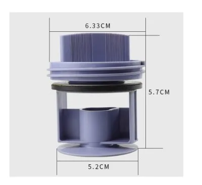 Original new washing machine water pump filter mesh stopper knob for Bosch washing machine parts replacement