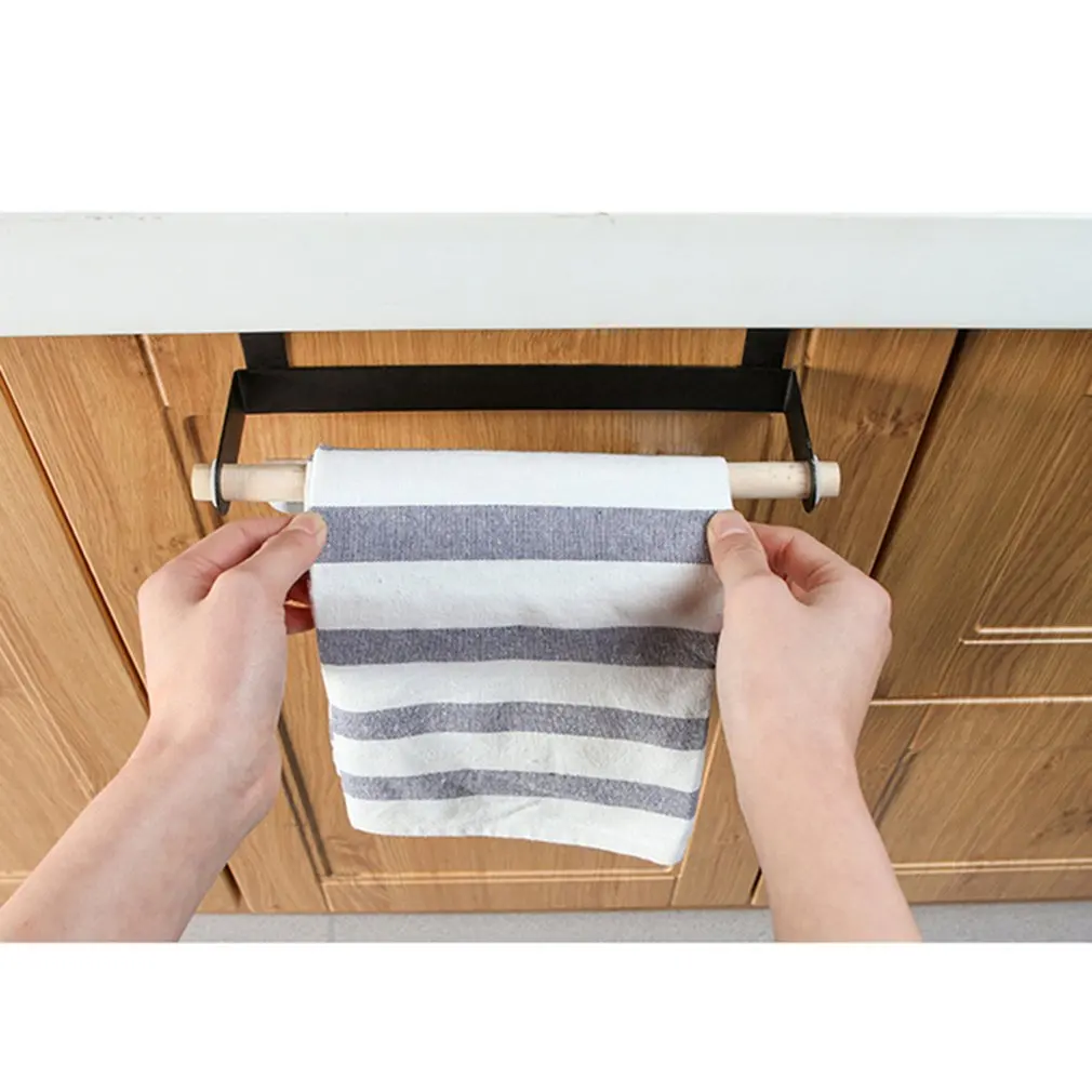 Toilet Paper Holders Kitchen Paper Roll Holder Towel Hanger Rack Bar Cabinet Rag Shelf tissue towel Wc Bathroom accessories