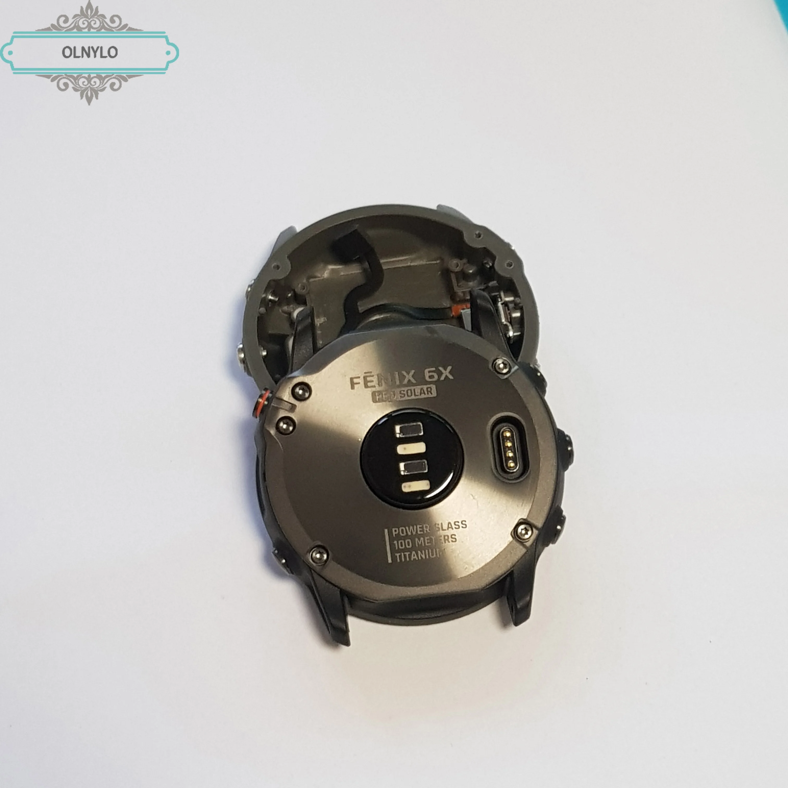 

Replacement Back Cover Case with Buttons for Garmin fenix 6X pro SOLAR Smart Sports Watch Back Housing Shell Cover