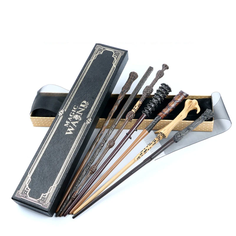 

Potters Magic Wands Cosplay Harried Dumbledore Voldmort Snape Metal/Iron Core Magic Wand Christmas Gift