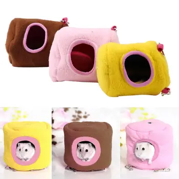 

Small Animal Guinea Pig Hamster Chinchilla Bed House Hamster Nest Pet Nest Pet supplies Winter Warm For Rodent Cage Plush Soft