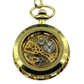 

Unisex Vintage Hollow Round Dial Pendant Quartz Mini Hanging Pockets Watch Roman Numerals Quartz Necklace Pockets