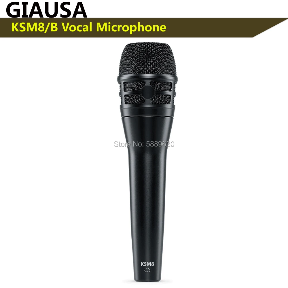 Free shipping KSM8/N  KSM8/B wired dynamic cardioid professional vocal microphone  KSM8 wired vocal microphone