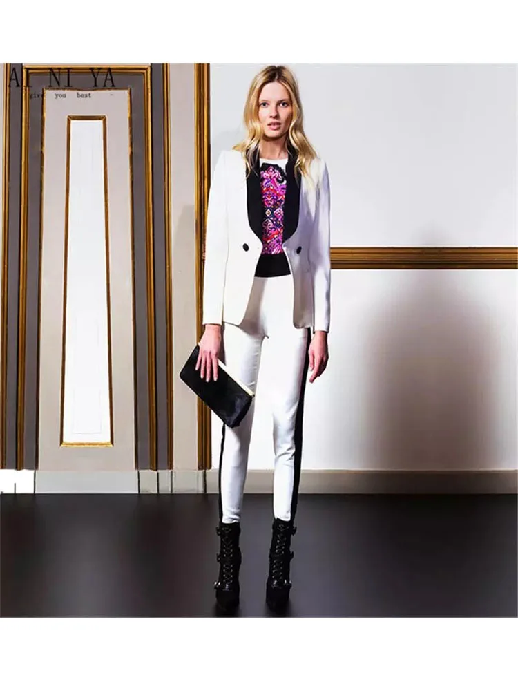 海外受注発注品 新着エレガントフォーマル作業服スリム2個セットレディースビジネススーツ2ボタンブレザー女性のズボンのスーツオフィス制服 ウィンターセール Www Carnavalkids Com 海外受注発注品 新着エレガントフォーマル作業服スリム2個セットレディースビジネススーツ2ボタンブレザー女性のズボンのスーツオフィス制服 ウィンターセール Www Carnavalkids Com