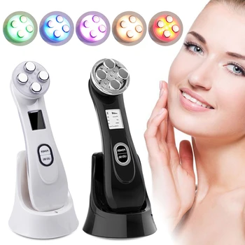 

Anti Aging Radiofrequency LED Photon Face Lifting Tighten Wrinkle Removal Skin Care Women Deep Cleaning Massager Beauty Device