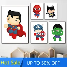Baby Superhero Art Casa Y Jardin Aliexpress