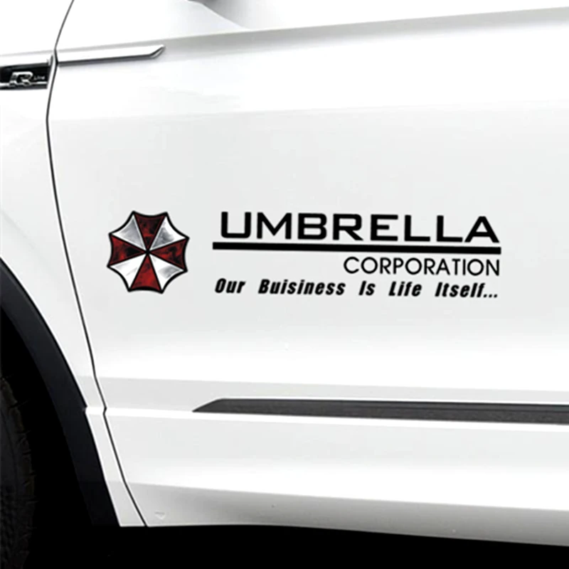 Автомобильные наклейки Umbrella Corporation креативные Декоративные для дверей авто