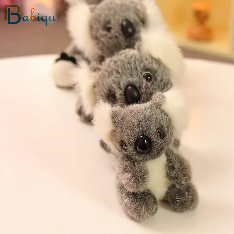 1pc 13/17cm Cute Simulation Koala Bear Plush Toy Mini Australia Adventure Koala Doll for Kids Stuffed Kawaii Birthday Gift Just6F