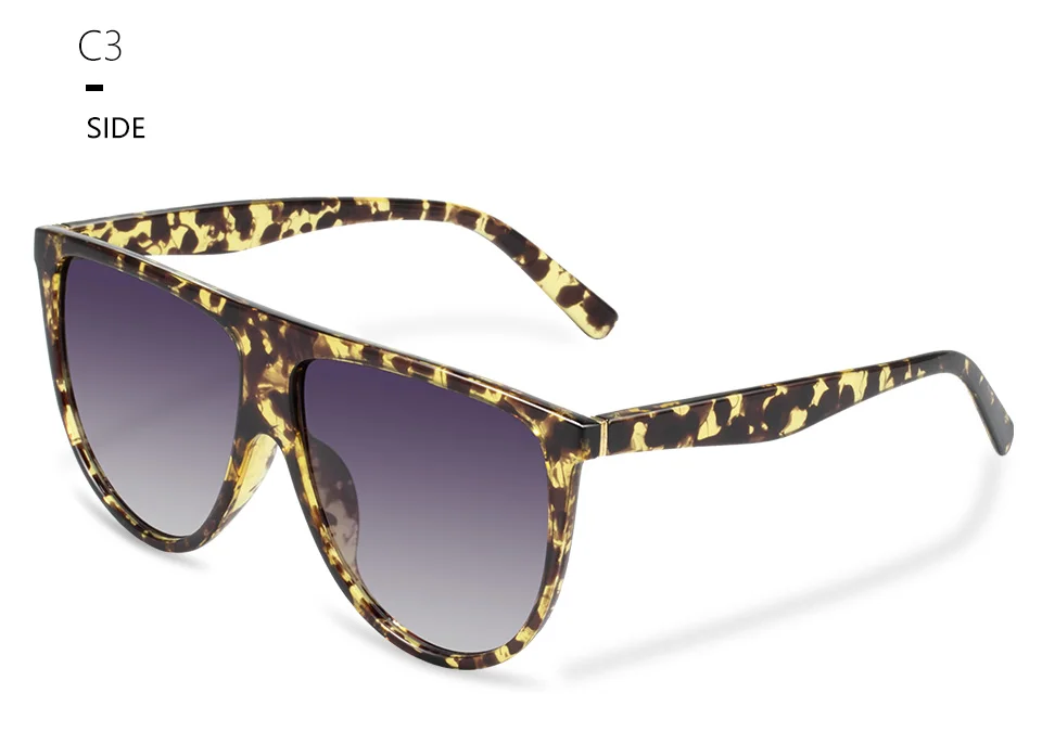 WUE Kim солнечные очки в стиле Кардашьян, женские винтажные Ретро очки с плоским верхом, негабаритные солнцезащитные очки, квадратные пилотные Роскошные Дизайнерские Большие черные оттенки