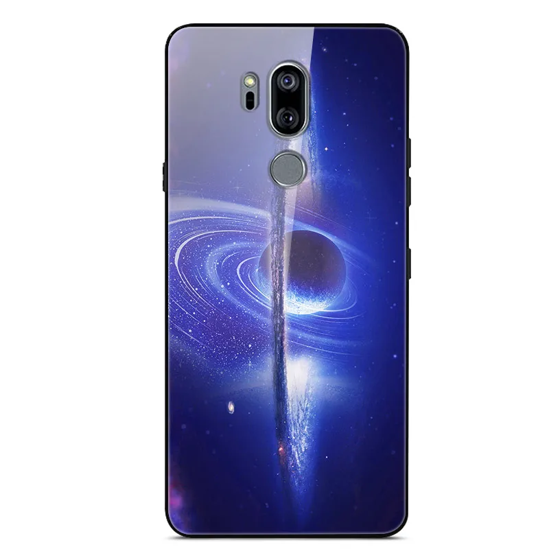 36 Для LG G7 чехол thinq закаленное стекло твердая задняя крышка для LG G7 LGG7 чехол G710 G 7 чехол для телефона для LG G7 Plus G7+ роскошный чехол - Цвет: 36