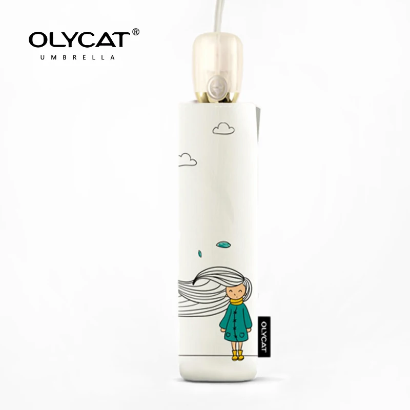 OLYCAT Автоматический складной зонтик дождь Для женщин сильный 8 K