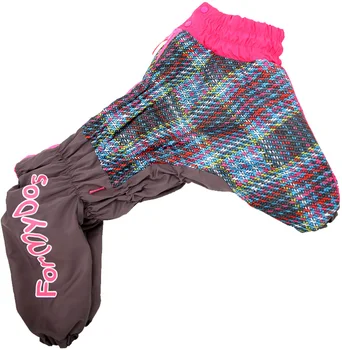

FOR MY DOGS FOR MY DOGS overalls for dogs gray / pink for girls FW760-2019 F