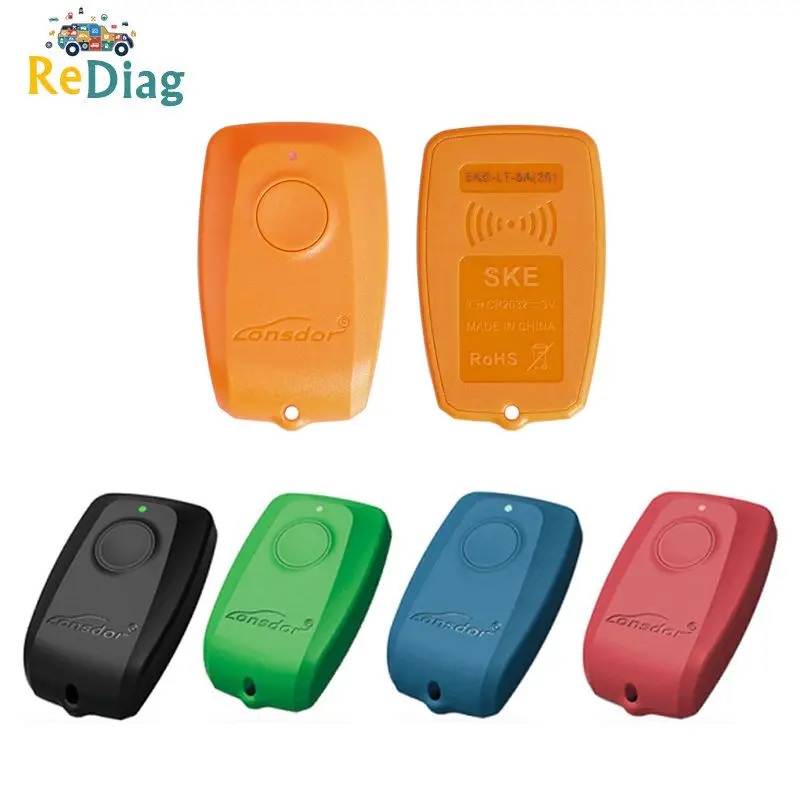 LONSDOR SKE-LT-DSTAES Orange and SKE-LT Smart Key Emulator 4 IN 1 for Toyota & for Lexus Chip 39 (1