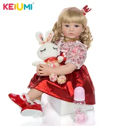 Фантазия возрожденная кукла игрушки 24 ''60 см Силиконовые Мягкие Reborn принцесса кукла для оптовой продажи дети подарок на день рождения