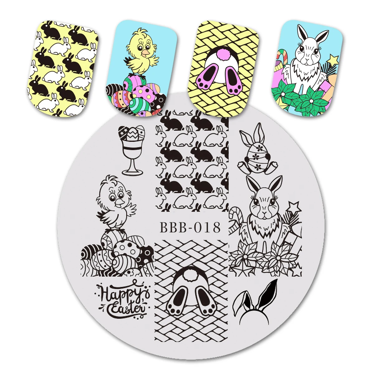 1 шт. BeautyBigBang XL 039 вихревые пластины для ногтей штамп трафарет для штамповки 3D формы Геометрическая Печать - Цвет: K