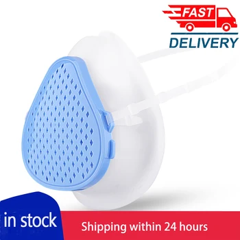 

TB New Mouth Mask With Filter 95% Filtration PM2.5 Dust Mask Breathable Mouth-muffle Respirator Reusable Protective Face Mask