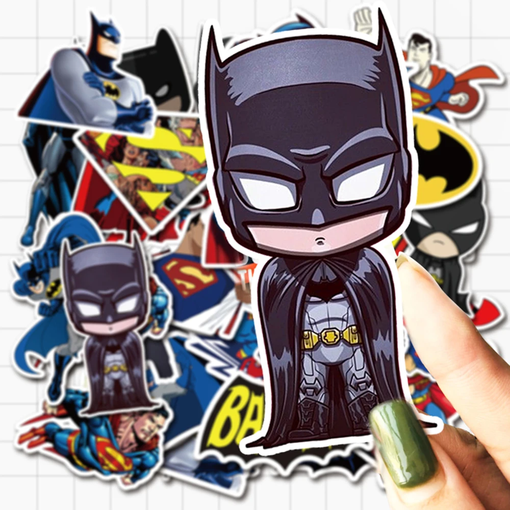 200 шт Большая упаковка DC и Marvel, наклейки супергероев из ...