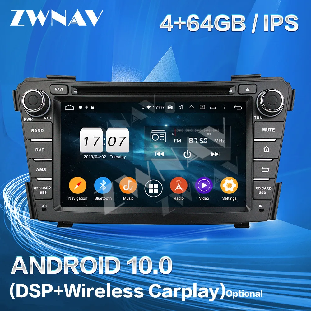Wireless Carplay For 2011 2012 2013 2014 2015 2016 HYUNDAI I40 Android 10 Player GPS Auto Audio Stereo Radio Recorder Head Unit